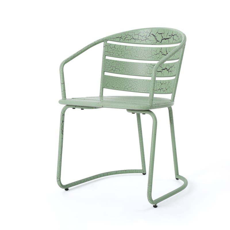 Roomfitters 3-Piece Bistro Set, Outdoor Metal Patio Table and Chairs for Balcony, Garden or Porch