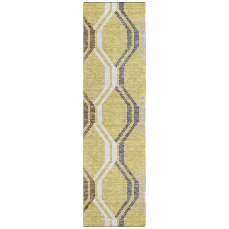 Machine Washable Indoor/ Outdoor Contemporary Dimensions Chantille Rug