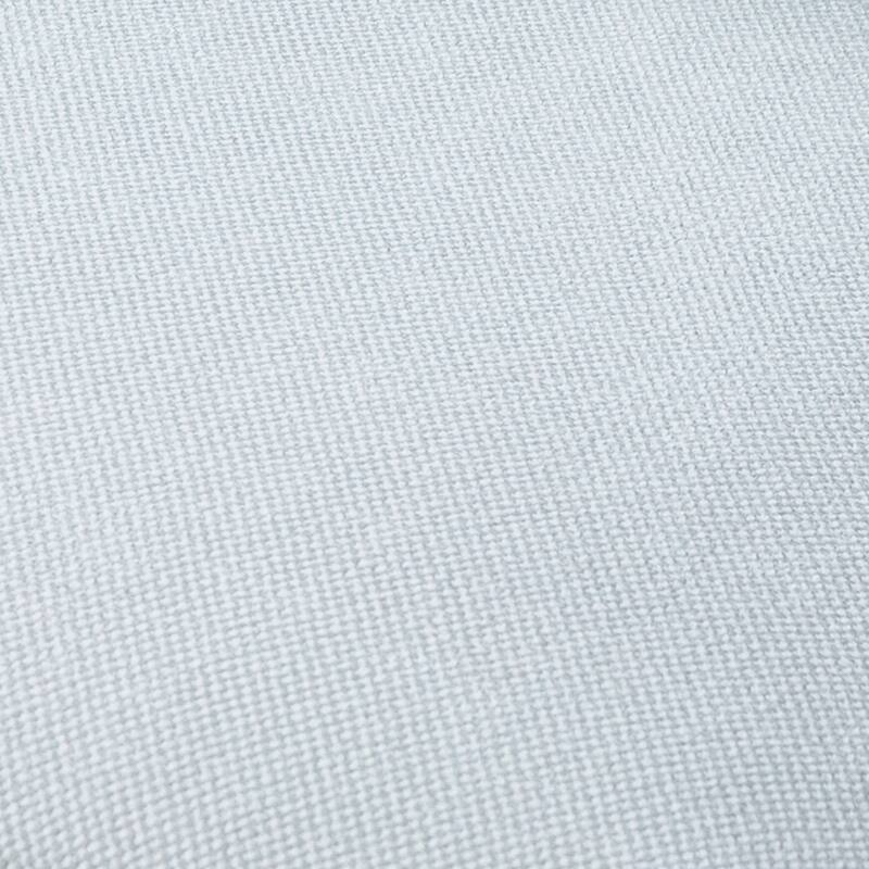 Mid-Century Modern Accent Chair with Black Metal Legs Woven Linen-Look