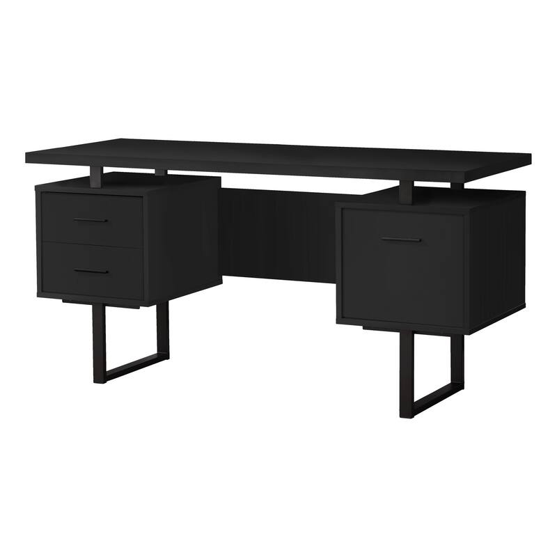 60" Computer Desk with Metal Legs