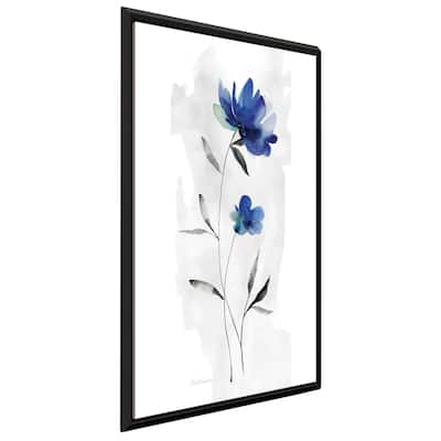 "Beautiful Blue I" by Carol Robinson Print on Floating Canvas