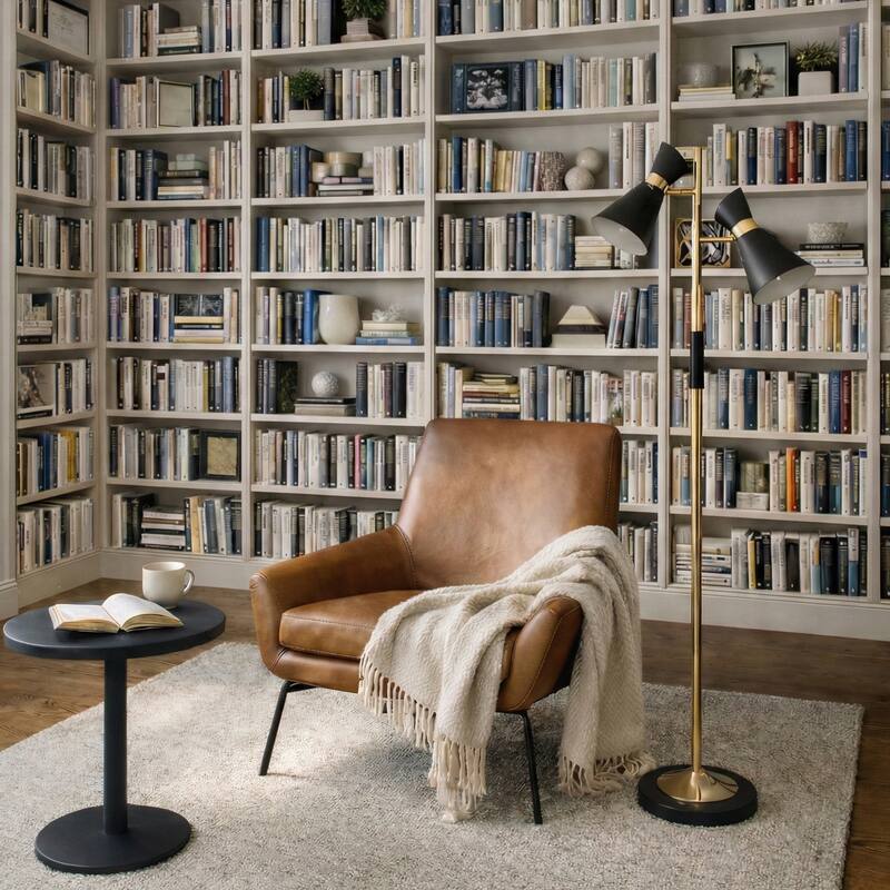 Modin Double Spot Adjustable Floor Lamp