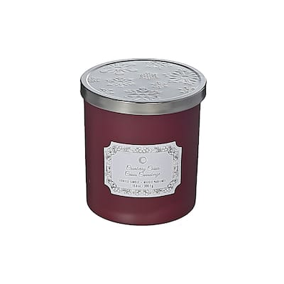 Christmas 10.5Oz Jar Candle Cranberry Cassis - N/A