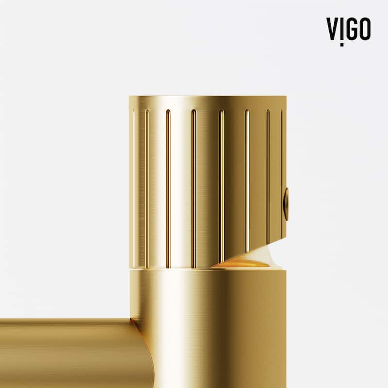 VIGO Ashford 8" H Single Handle Single Hole Bathroom Faucet