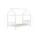 preview thumbnail 9 of 44, Twin Size House Bed with Headboard and Footboard, Underbed Storage - Rubberwood House-shaped Bed Frame for Children's Room