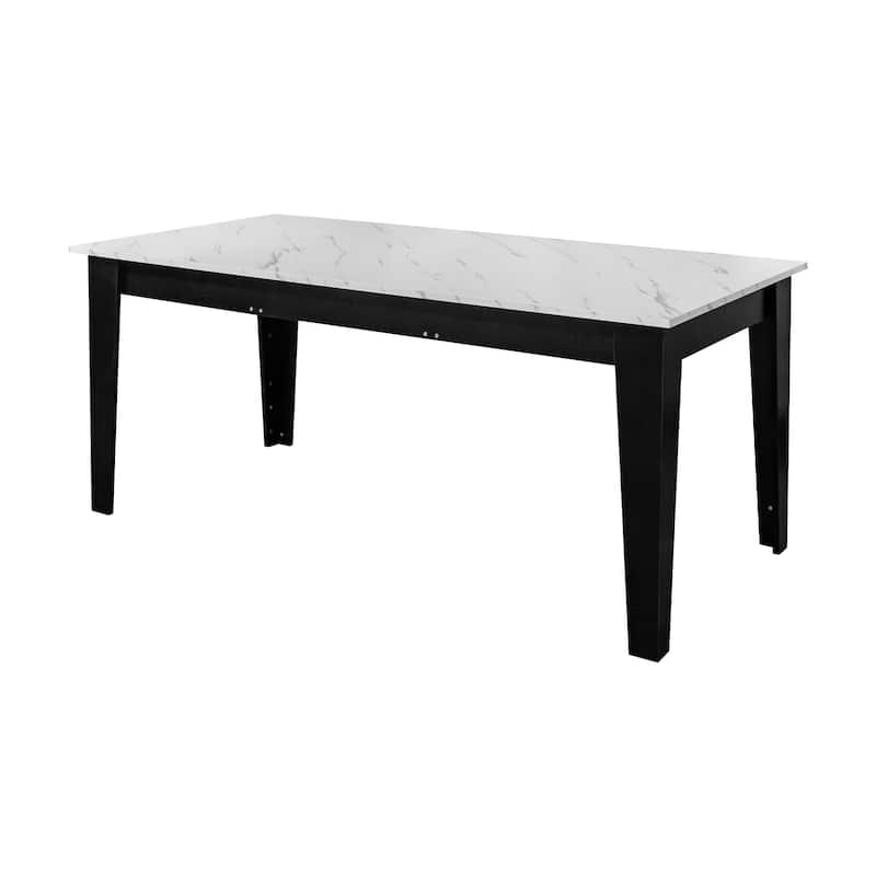 Dining Table, 106.3 in Large Extendable Kitchen Table