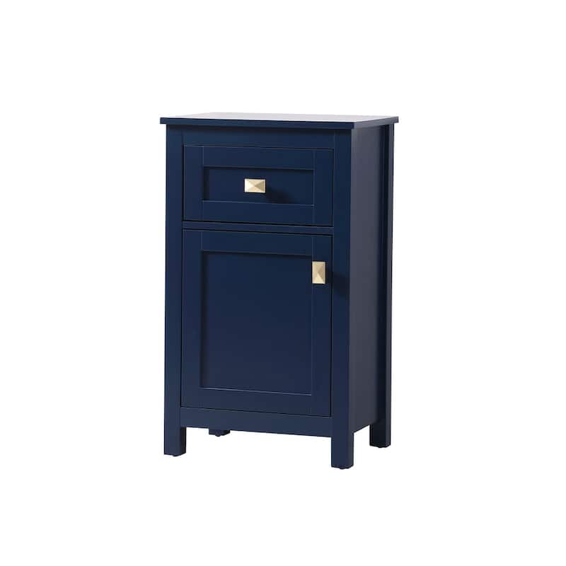 Indigo Home 18 Inch Bathroom Storage Freedstanding Cabinet