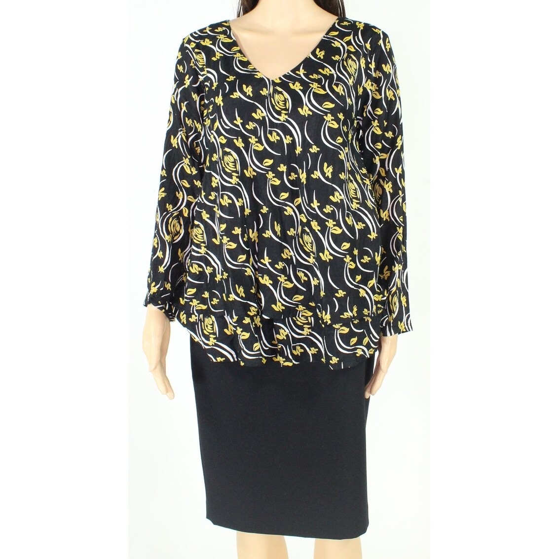 Shop Masai Women S Blouse Yellow Small Long Sleeve V Neck On