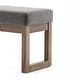 preview thumbnail 9 of 46, WYNDENHALL Madison 44 inch Wide Contemporary Rectangle Ottoman Bench