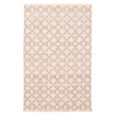 Ankara FW Grey Kilim 5'1" x 8'0" - 5'1 x 8'0