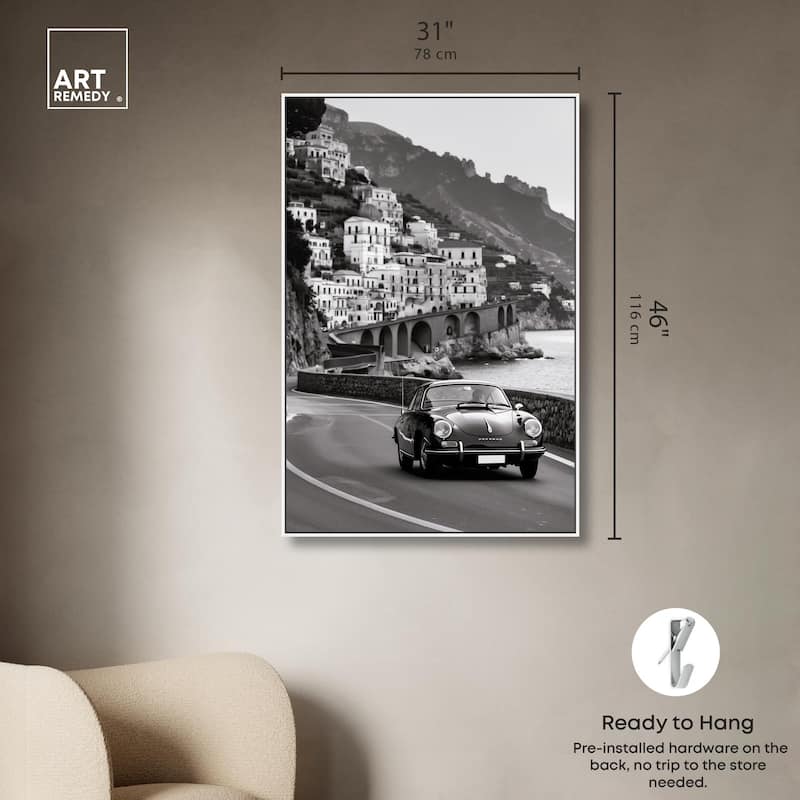 Drive through the Town Canvas by Art Remedy