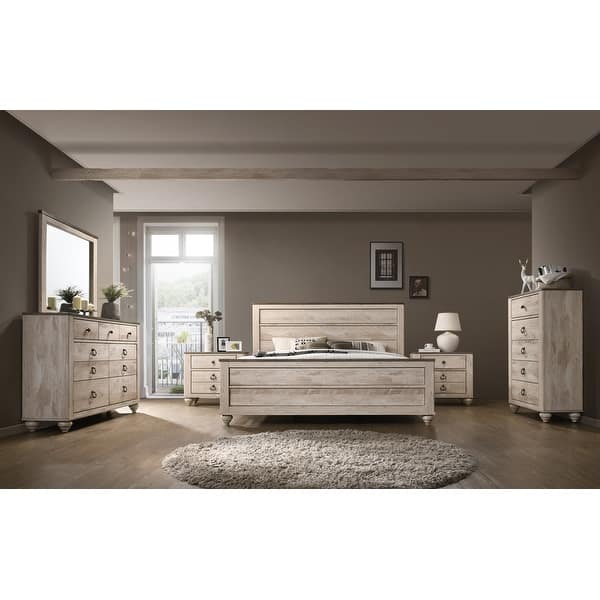 Roundhill Furniture Imerland Contemporary 6-Piece Queen Bedroom Set ...
