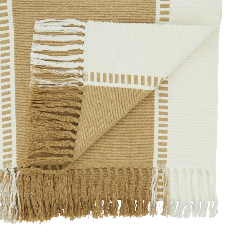 Long Table Runner With Striped Design - 16"x72"