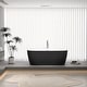 preview thumbnail 15 of 17, London Freestanding Acrylic Soaking Bathtub