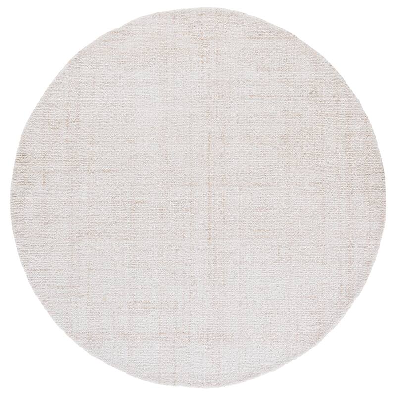 SAFAVIEH Handmade Abstract Cliff Rug - 6' Round - Beige
