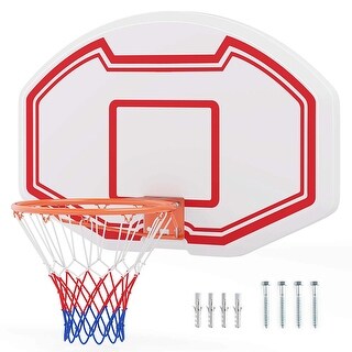 Costway Large Wall Mounted Basketball Hoop with 36" x 24" - See Details