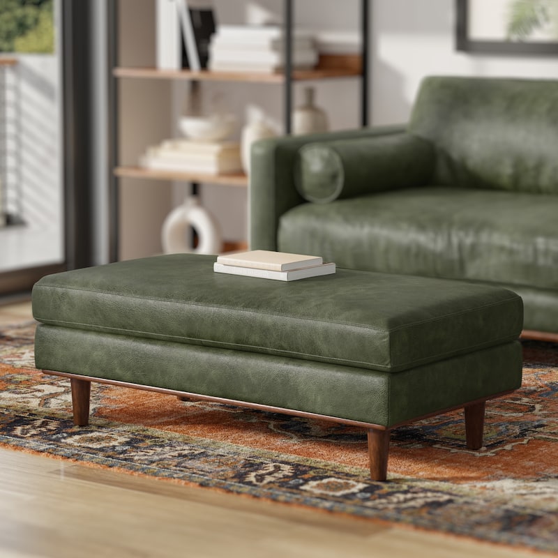 WYNDENHALL Brixley 49 inch Wide Mid-Century Modern Table Ottoman