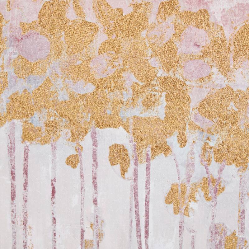 Madison Park Dewy Forest Gold Foil Abstract 3-piece Canvas Wall Art Set