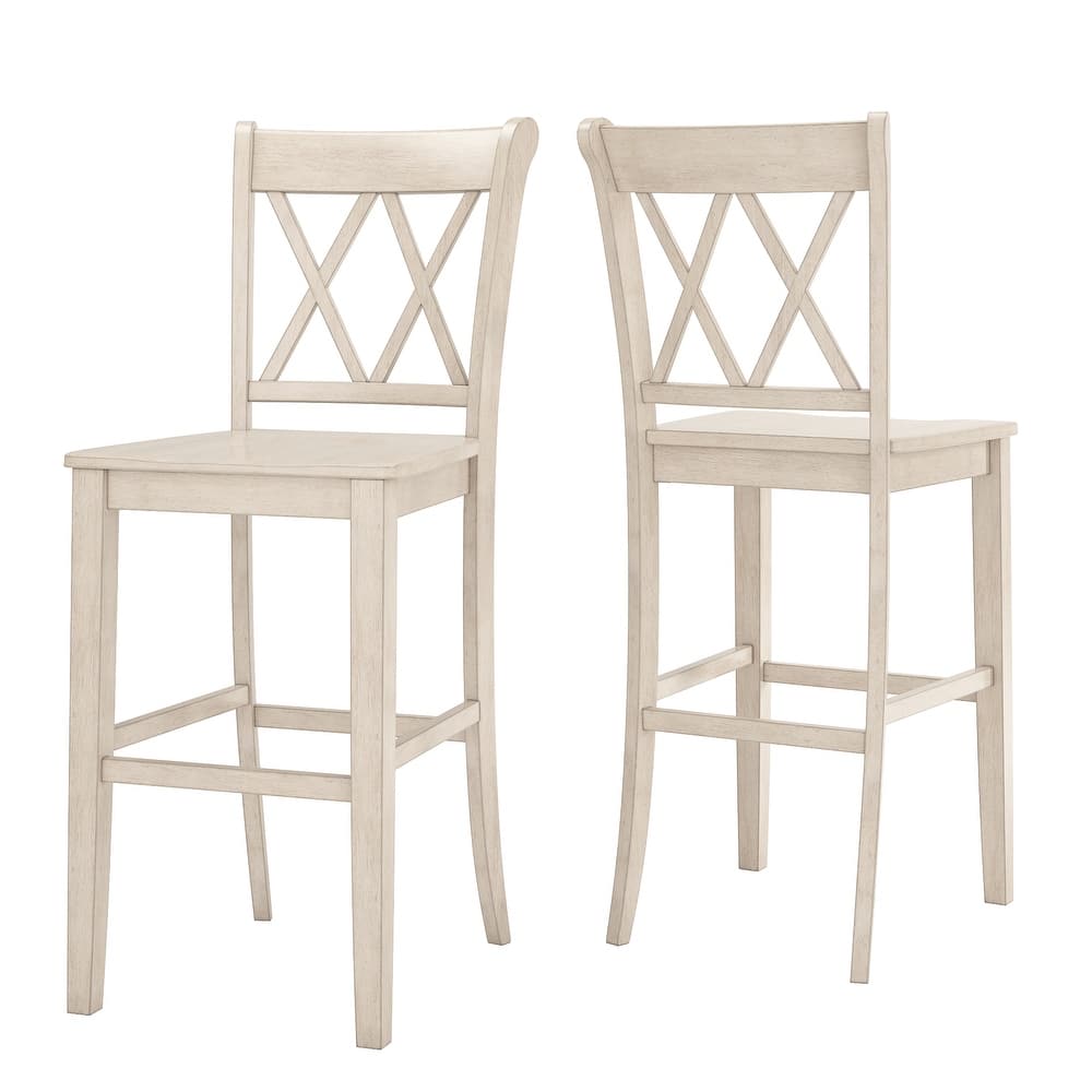 Eleanor X Back Bar Height Chairs (Set of 2) by iNSPIRE Q Classic