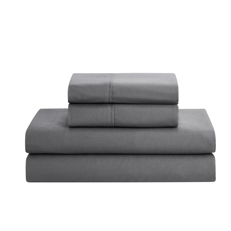8 Piece Bed In A Bag Pintuck Comforter Sheet Set
