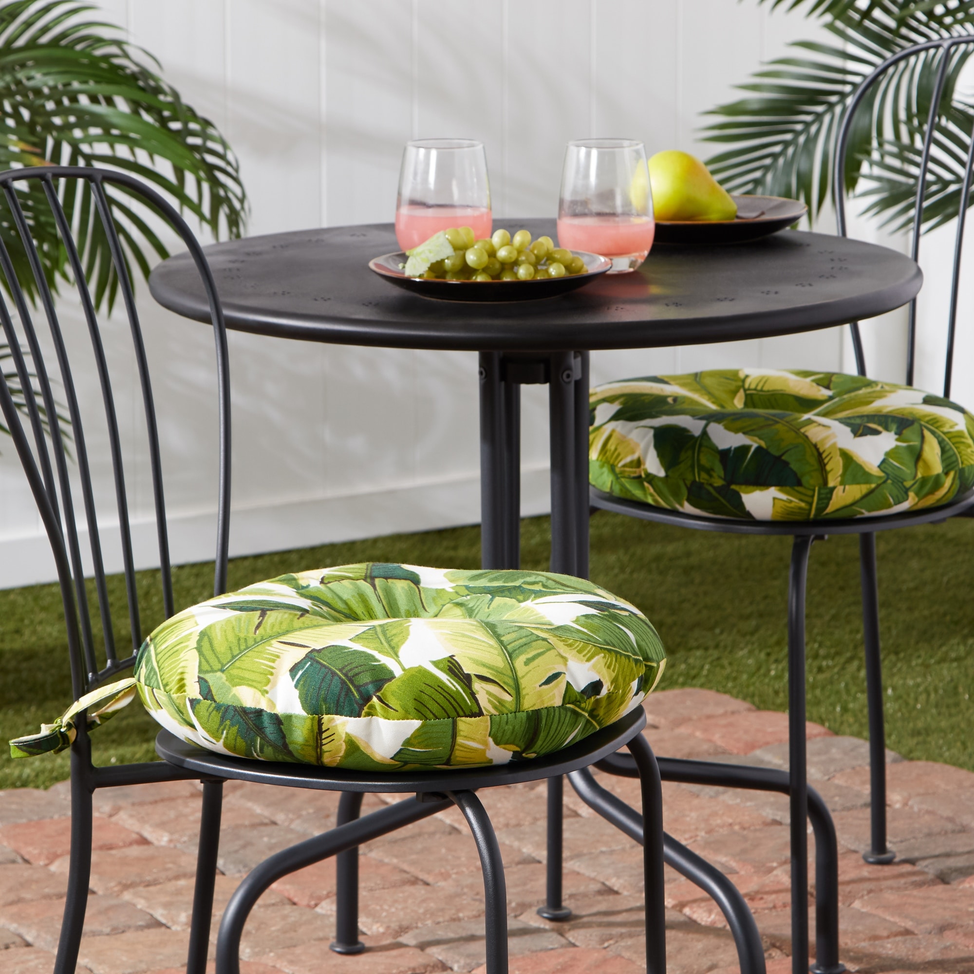 15 inch bistro shop chair cushions