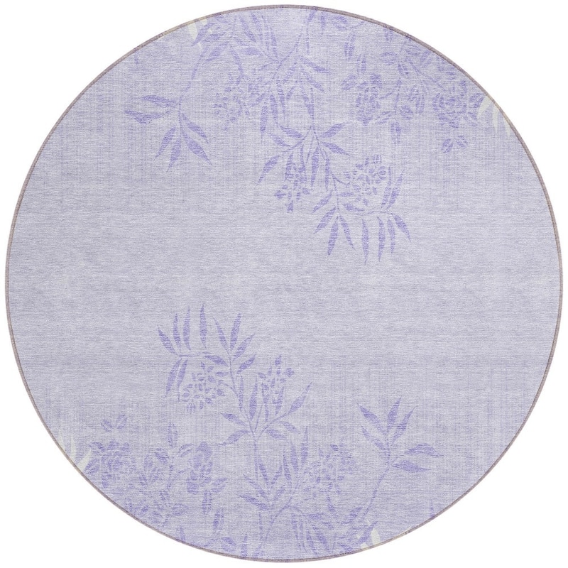 HomeRoots Floral Transitional Rectangle Outdoor Rug