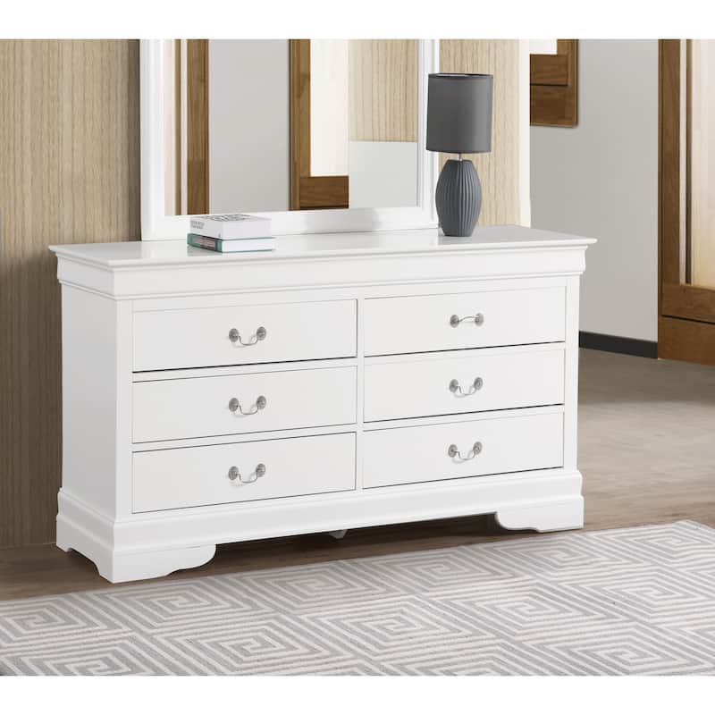 Glory Furniture Louis Phillipe Dresser - Teal