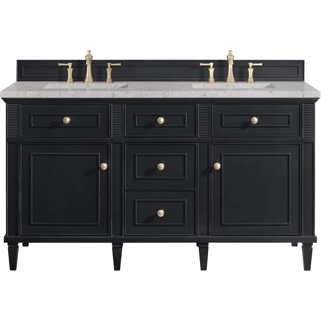 James Martin Vanities 424-V60D-FEJP Lorelai 60" Free Standing Double