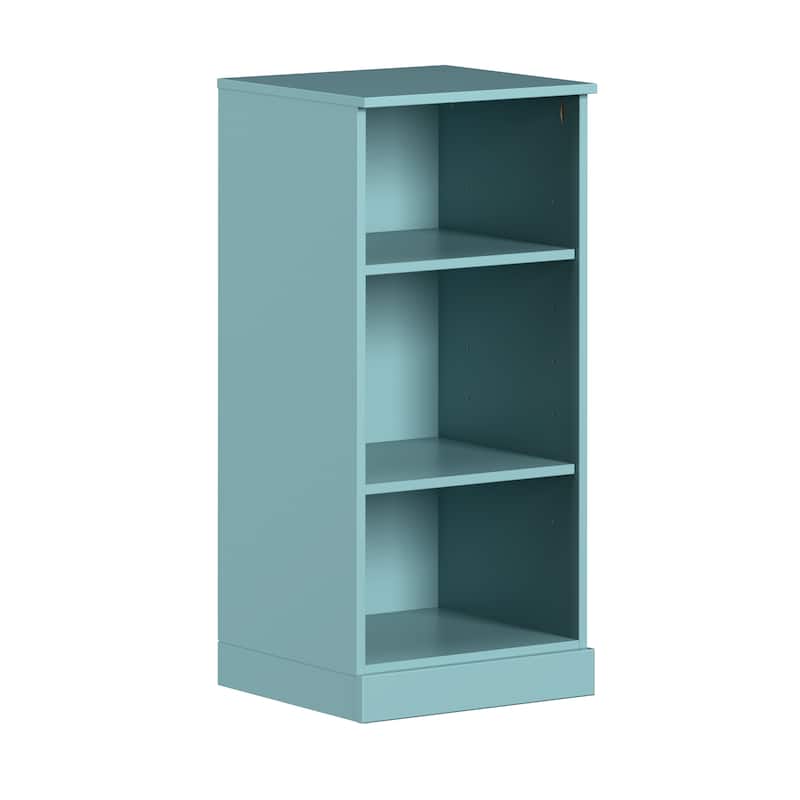 100% Solid Wood Modular Kitchen Pantry Cabinet by Palace Imports - 16.5 - Aqua Blue