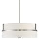 preview thumbnail 1 of 3, Meridian M70102 4 Light 20" Wide Pendant Brushed Nickel