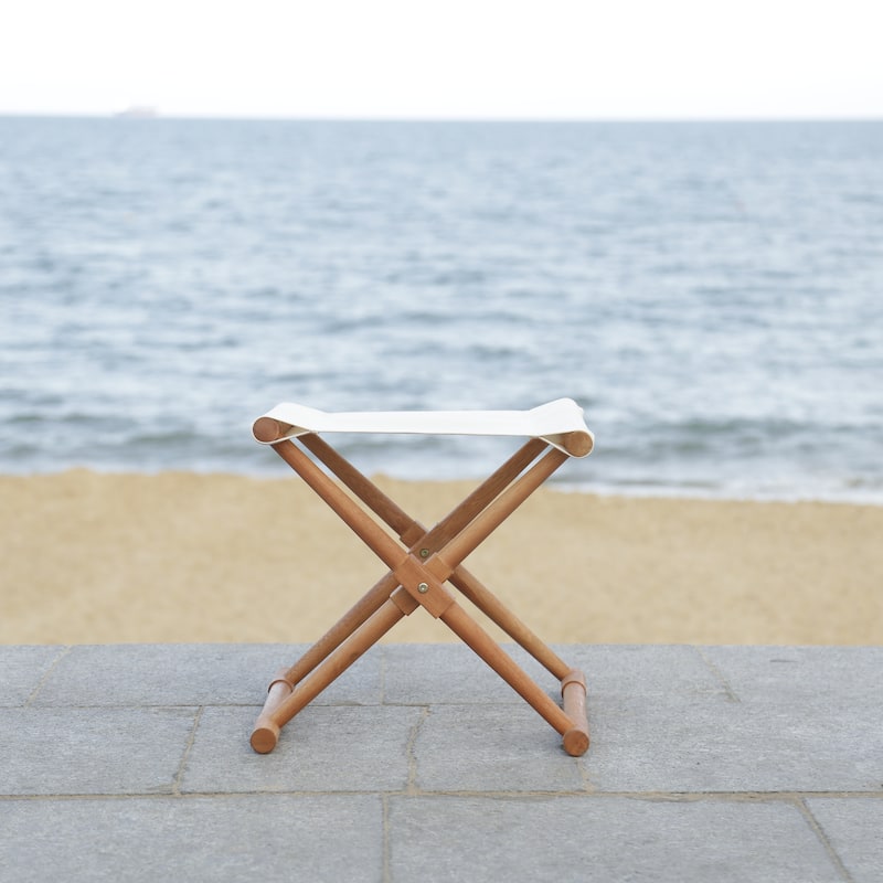 SAFAVIEH Outdoor Nazmiye Petite Stool (Set of 2)