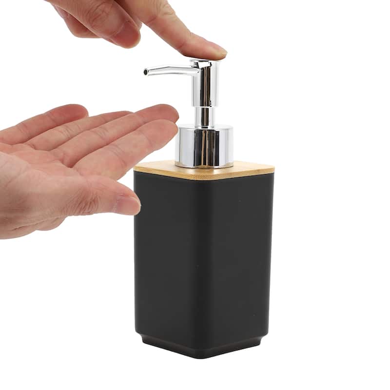 Square Soap Pump Dispenser Set for Bathroom for Laundry Rooms 1 Set