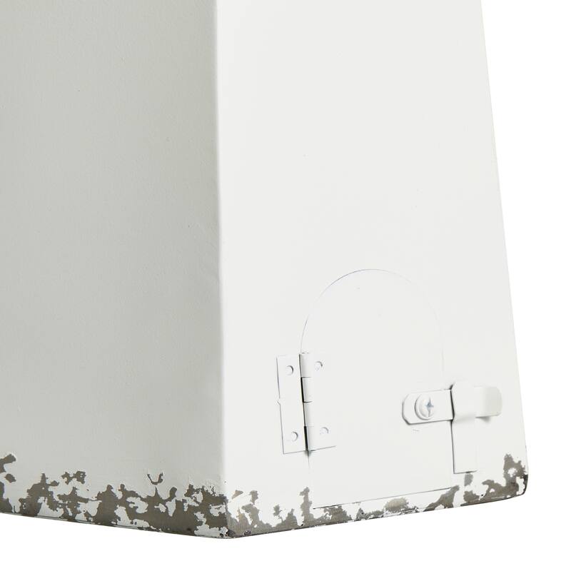 Glitzhome 24"H Bell Roof Decorative Outdoor Garden Birdhouse - 8.75''L X 8.75''W X 24.00''H