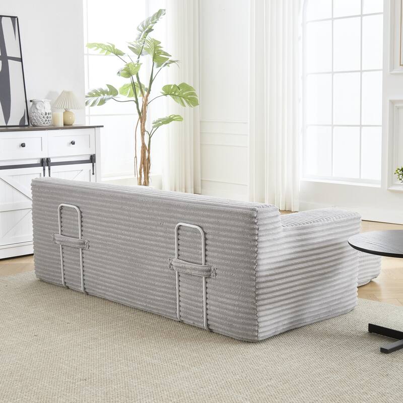 Sofa 70-in Casual Gray 2 -seater Loveseat - 8' x 10'