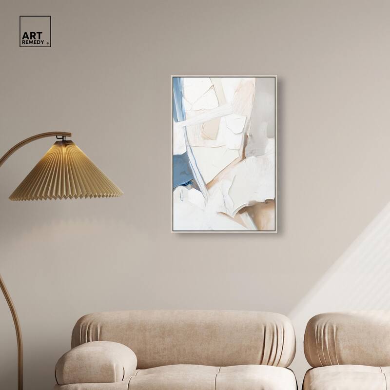 Bone and Beige I Canvas by Art Remedy