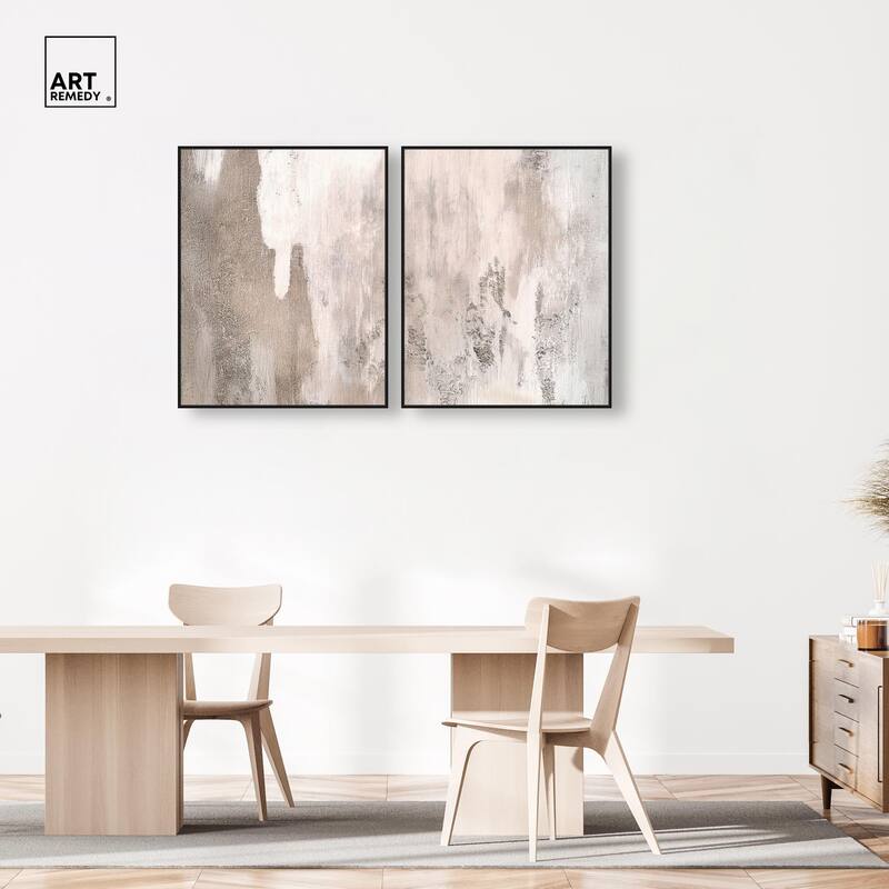 Striated Texture II Canvas Set of 2 by Art Remedy