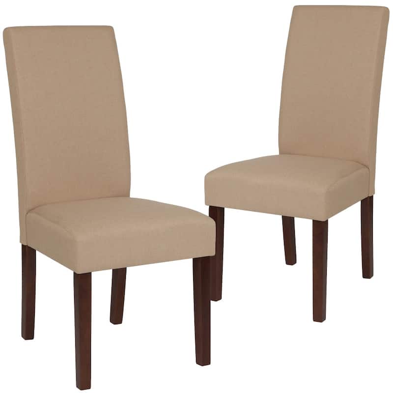 Upholstered Wood Parsons Chair (Set of 2) - 19"W x 21.5"D x 40"H