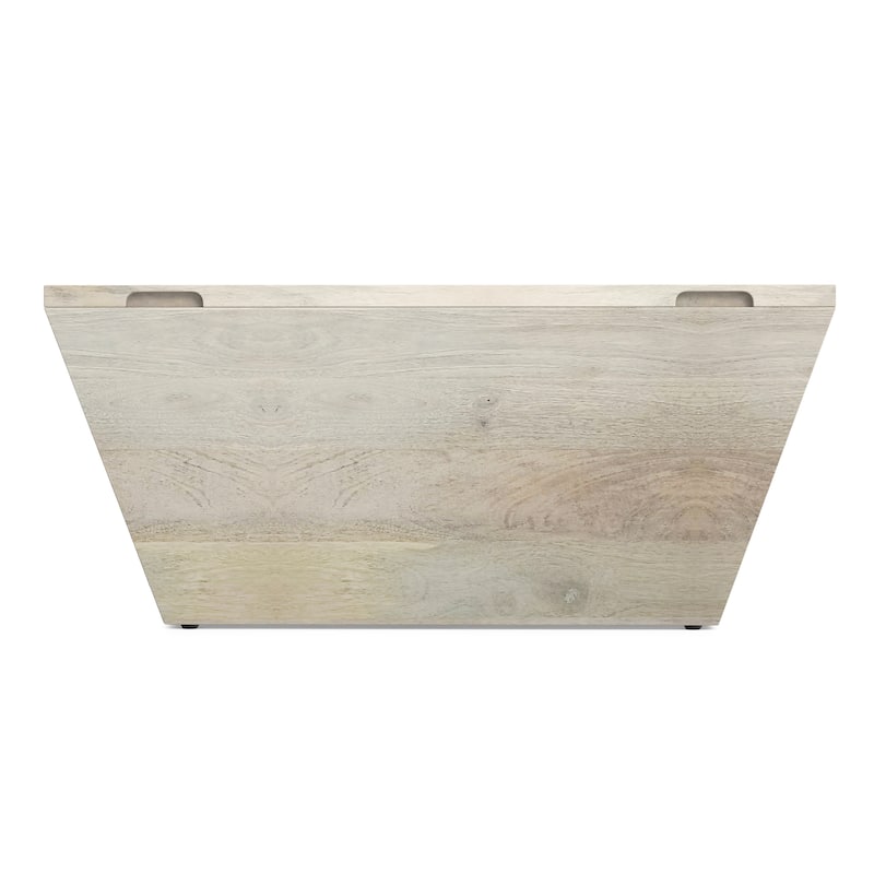 WYNDENHALL Gillean 36 inch Wide Solid Mango Modern Lift Top Coffee Table