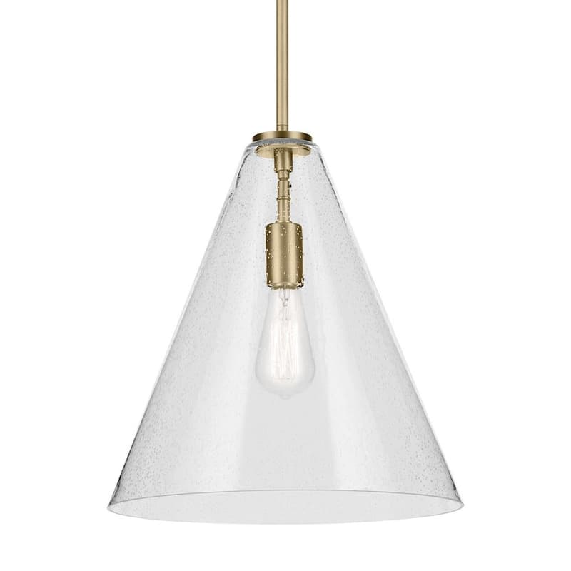 Kichler 42200 Everly 15" Wide Pendant - Natural Brass