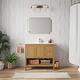 preview thumbnail 12 of 13, Chateau 36" Bathroom Vanity In Natural Oak