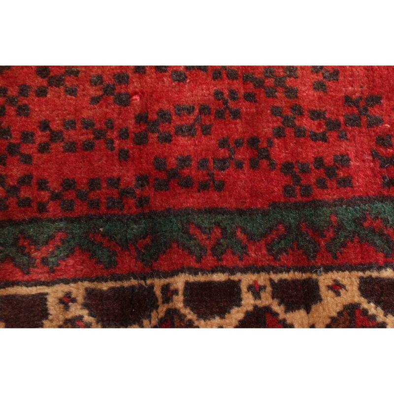 ECARPETGALLERY Hand-knotted Teimani Dark Grey Wool Rug - 2'10 x 4'4