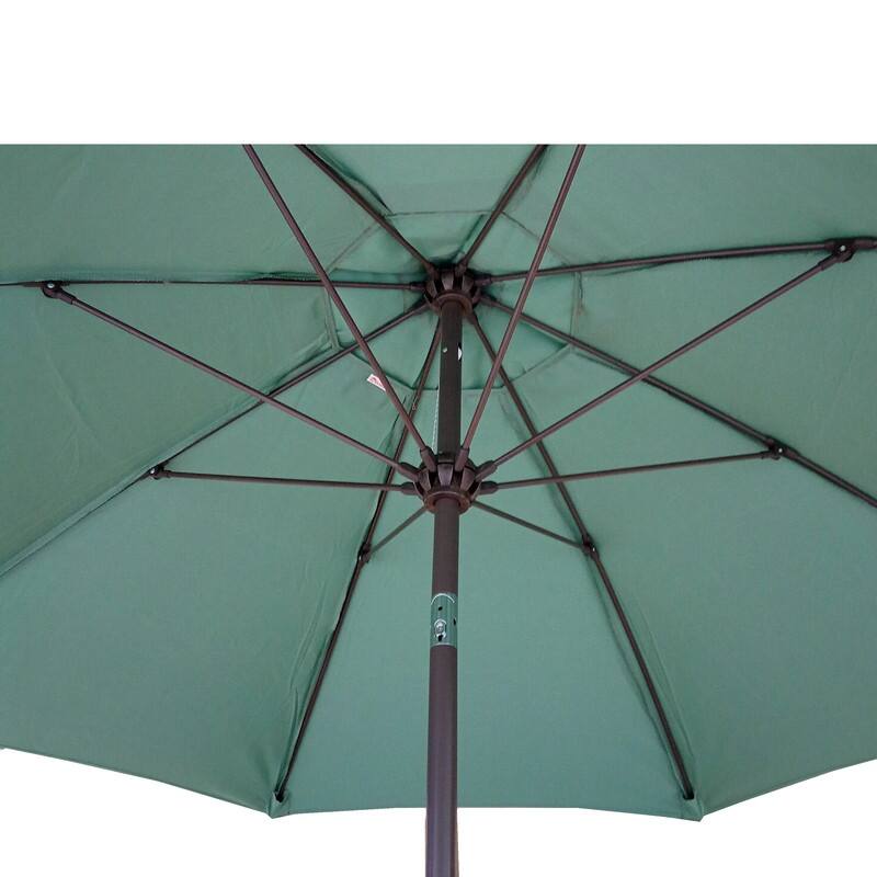 Tropishade 9' Market Umbrella with Sunbrella 5443 Basil