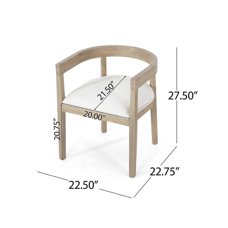 Ladieu Fabric and Wood 5 Piece Dining Set by Christopher Knight Home