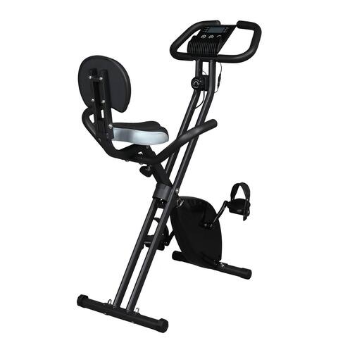 Folding Adjustable Magnetic Exercise Bike, for Indoor Cycling