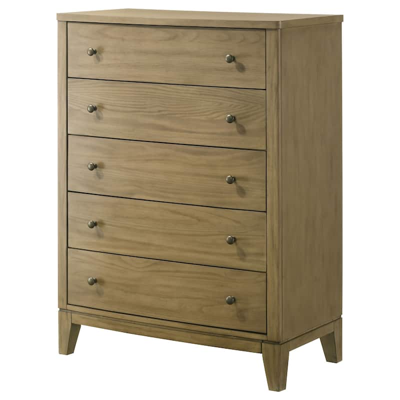 Menlo Natural Pine 5-drawer Bedroom Chest of Drawers