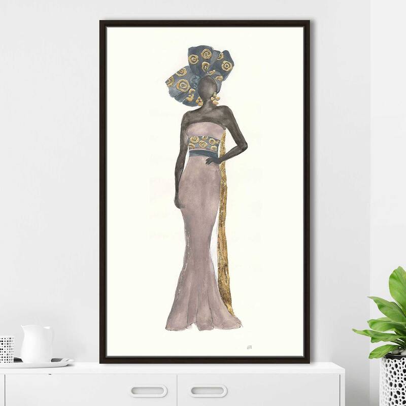 "Global Fashion II" Print on Floating Canvas