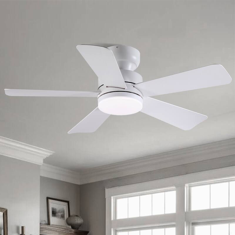 41 and 46 Inches Ceiling Fan with Light RGB Light OPtional for Living Room Bedroom Bathroom