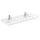 preview thumbnail 39 of 58, Avery 60 Inch Double Vanity, Cultured Marble Top