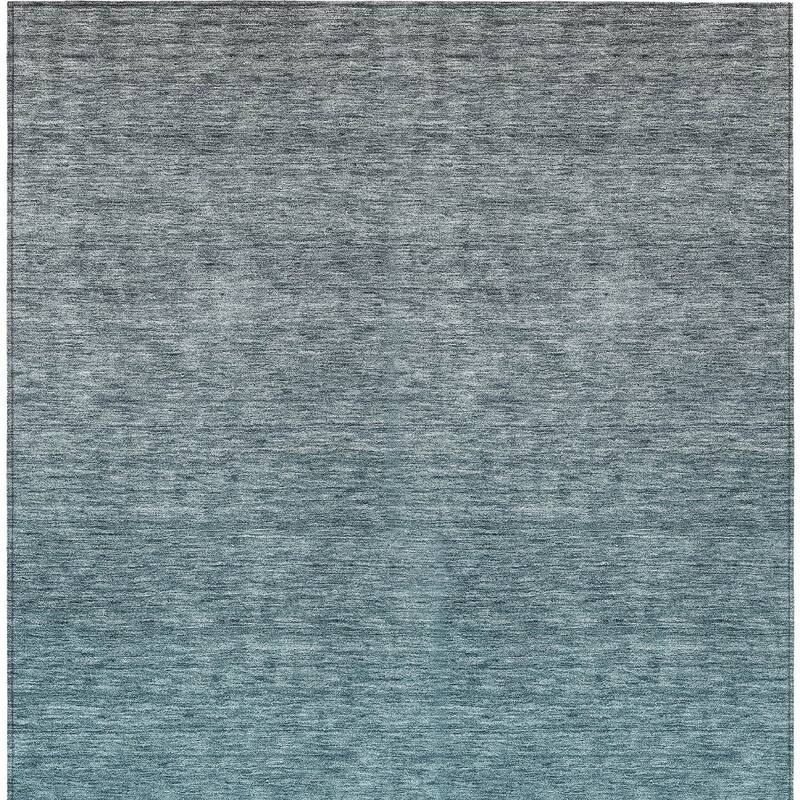 HomeRoots Ombre Transitional Rectangle Outdoor Rug