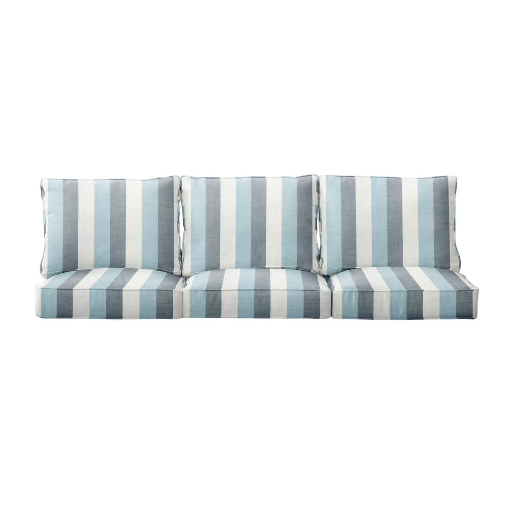 Sorra Home Sunbrella Outdoor Deep Seating Sofa Cushion Set